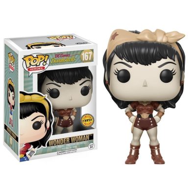 Funko Pop Wonder Woman 167 (Chase) (Sepia) (Vaulted) (Dc Comics Bombshells)