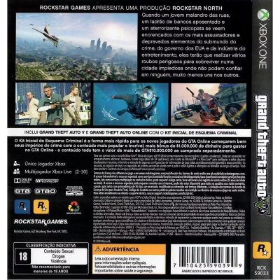 Grand Theft Auto Gta V Premium Edition - Xbox One (Usado)