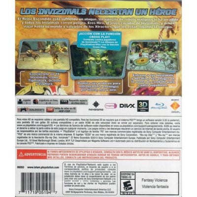 Invizimals El Reino Escondido - Ps3