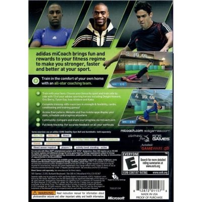 Jogo Adidas Micoach - Xbox 360 (Requer Kinect) (Usado)