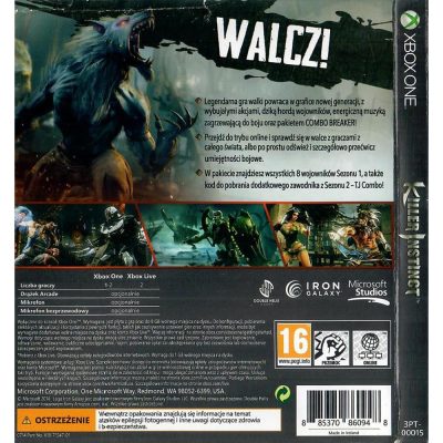 Killer Instinct - Xbox One (Usado)