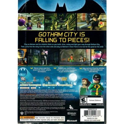 Lego Batman The Videogame - Xbox 360 (Platinum Hits) (Usado)