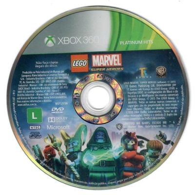 Lego Marvel Super Heroes - Xbox 360 (Somente O Disco) (Usado)