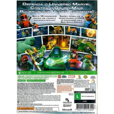 Lego Marvel Super Heroes - Xbox 360 (Usado)