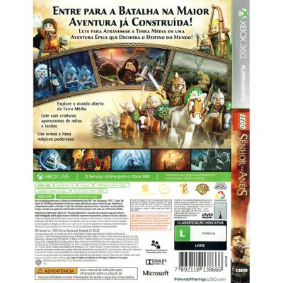 Lego O Senhor Dos Anéis - Xbox 360