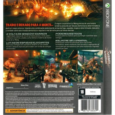 Shadow Warrior - Xbox One (Usado)
