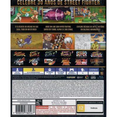 Street Fighter 30Th Anniversary Collection - Ps4 (Usado)