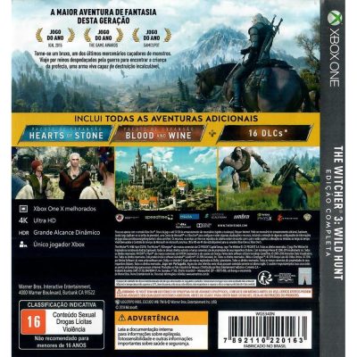 The Witcher 3 Complete Edition - Xbox One (Usado)