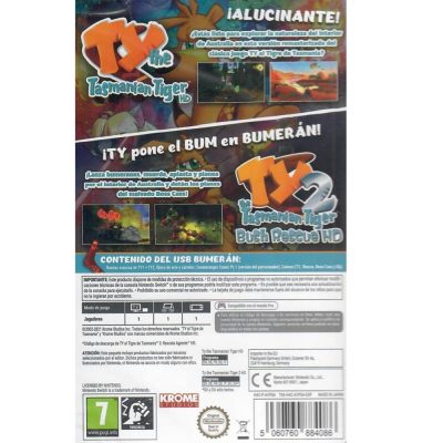 Ty The Tasmanian Tiger Hd & Ty The Tasmanian Tiger 2 Bush Rescue Hd - Nintendo Switch