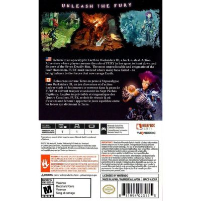 Darkisiders Iii - Nintendo Switch