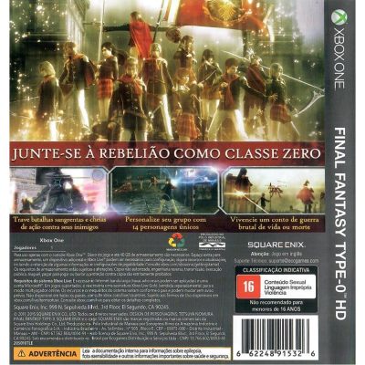 Final Fantasy Type-0 Hd - Xbox One (Usado)