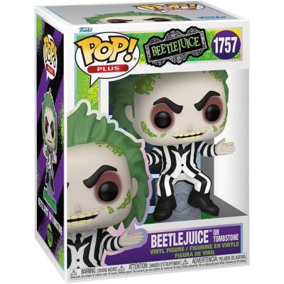 Funko Pop Beetlejuice On Tombstone 1757 (Plus)