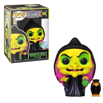Funko Pop Disney Villains - Disguised Evil Queen With Raven 1426 (Blacklight)