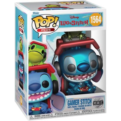 Funko Pop Gamer Stitch #1564 (Plus) (Metallic)