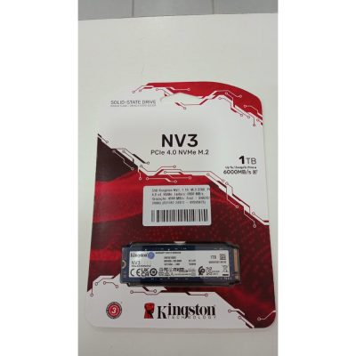 Hd Ssd M.2 Nvme 1Tb - Kingston Nv3