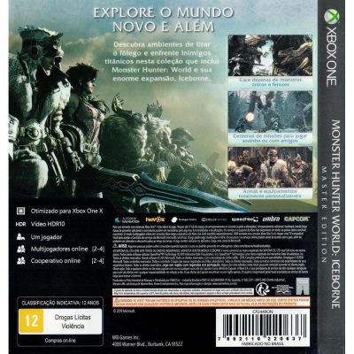 Monster Hunter: World - Iceborne Master Edition - Xbox One (Usado)