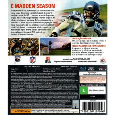 Nfl Madden 15 - Xbox One (Seminovo)