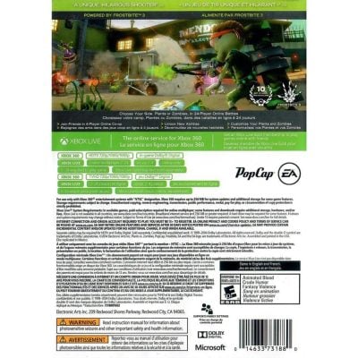 Plants Vs Zombies Garden Warfare - Xbox 360 (Platinum Hits) (Usado)