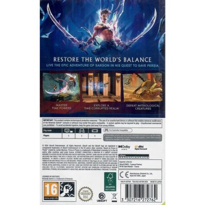 Prince Of Persia The Lost Crown - Nintendo Switch