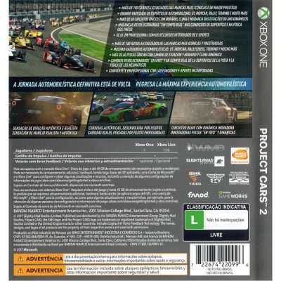 Project Cars 2 - Xbox One (Usado)