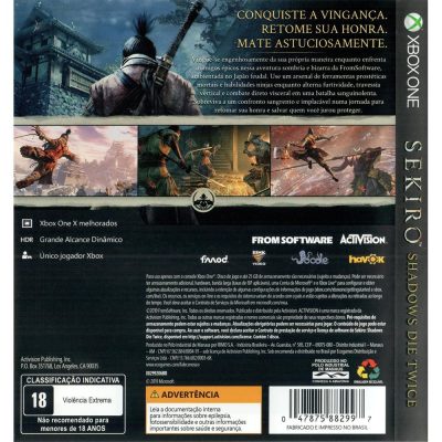 Sekiro Shadows Die Twice - Xbox One (Com Poster) #2 (Capa)
