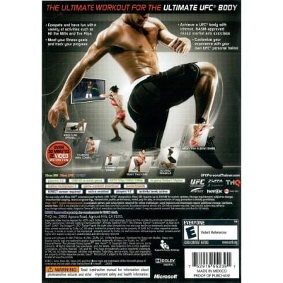 Ufc Personal Trainer The Ultimate Fitness System - Xbox 360