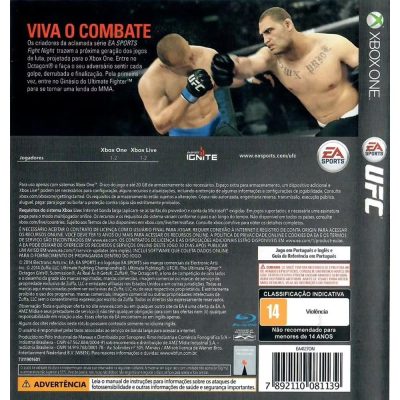 Ufc - Xbox One (Seminovo)