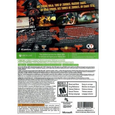 Yaiba Ninja Gaiden Z - Xbox 360 (Com Trilha Sonora)