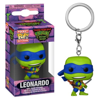 Chaveiro Funko Pocket Keychain - Teenage Mutant Ninja Turtles: Mutant Mayhem - Leonardo