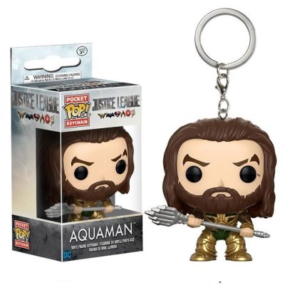 Chaveiro Funko Pocket Pop Aquaman (Liga Da Justiça)
