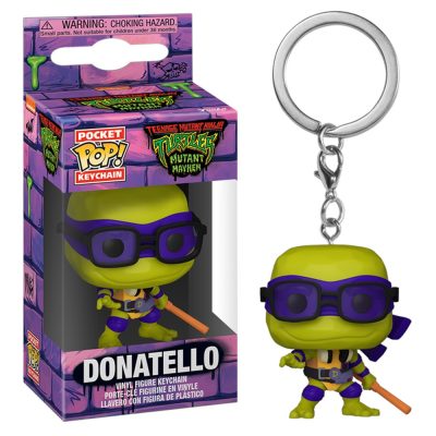 Chaveiro Funko Pocket Pop Donatello (Tartarugas Ninja: Caos Mutante)