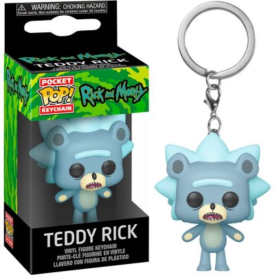 Chaveiro Funko Pocket Pop – Teddy Rick (Rick And Morty)