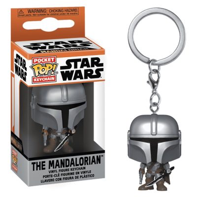 Chaveiro Funko Pocket Pop – The Mandalorian With Darksaber (Star Wars)