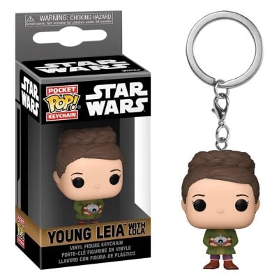 Chaveiro Funko Pocket Pop Young Leia With Lola (Star Wars: Obi-Wan Kenobi)