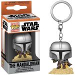 Chaveiro Funko Pop Mandalorian With Blaster (Pocket Keychain The Mandalorian)