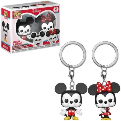 Chaveiros Funko Pocket Pop Mickey & Minnie (Disney) (2-Pack)