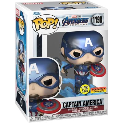 Funko Pop Captain America 1198 (Glows) (Marvel Vingadores Ultimato)