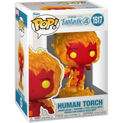 Funko Pop Human Torch 1517 (Filme Quarteto Fantastico 2025)