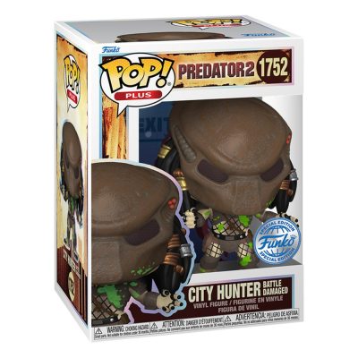 Funko Pop Movies Plus - Predator 2 - City Hunter (Battle Damaged) 1752