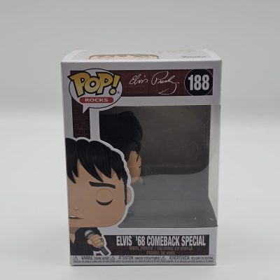 Funko Pop Rocks - Elvis '68 Comeback Special 188 (Sem Blister)