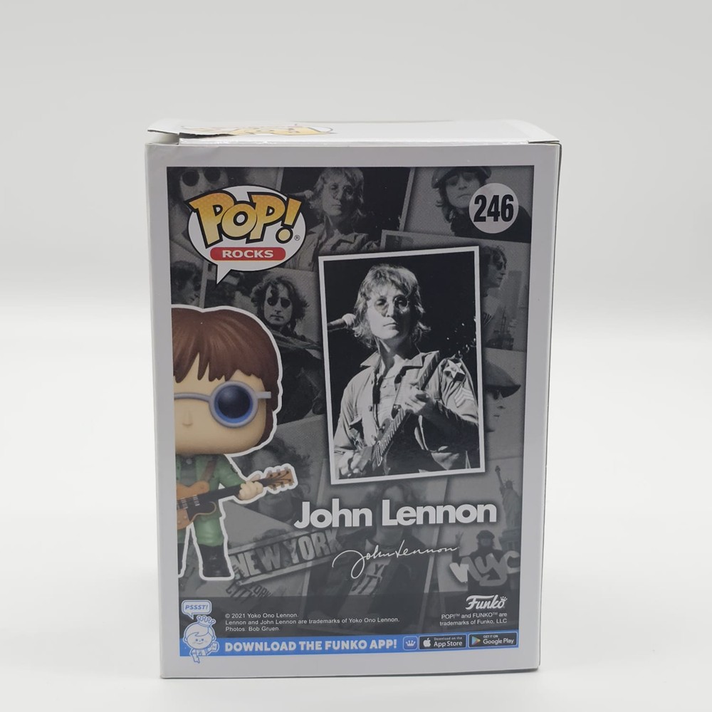 Funko Pop Rocks - John Lennon 246 (Military Jacket) (Sem Blister)