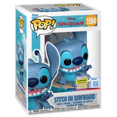 Funko Pop Stitch Na Prancha 1594 (Summer Convention 2025)
