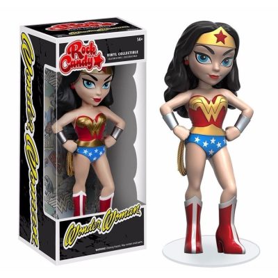 Funko Rock Candy – Mulher-Maravilha (Wonder Woman – Traje Clássico)