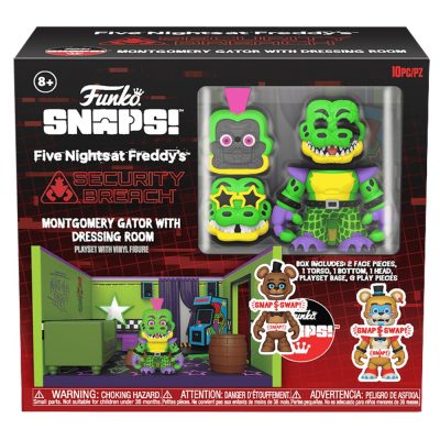 Funko Snaps! – Montgomery Gator Com Dressing Room (Five Nights At Freddy’S: Security Breach)