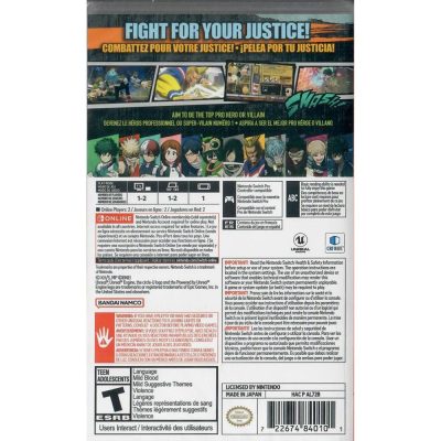 My Hero One's Justice - Nintendo Switch (Novo)