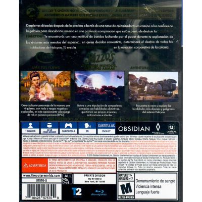 The Outer Worlds - Ps4 (Novo)