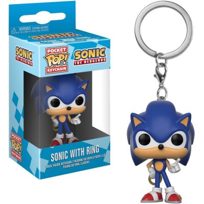 Chaveiro Funko Pocket Keychain Sonic With Ring