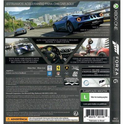 Forza Motorsport 6 - Xbox One (Usado)