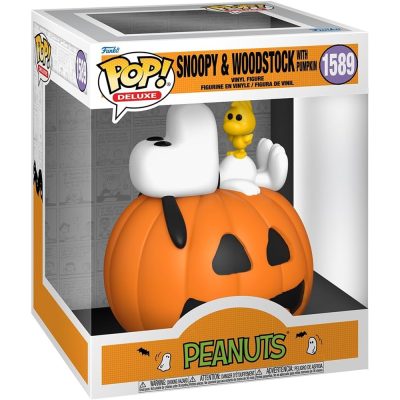 Funko Pop Peanuts - Snoopy & Woodstock With Pumpkin #1589 (Deluxe)