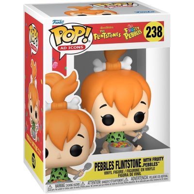 Funko Pop Pebbles Flintstone With Fruity Pebbles 238 (Pedrita) (Ad Icons)